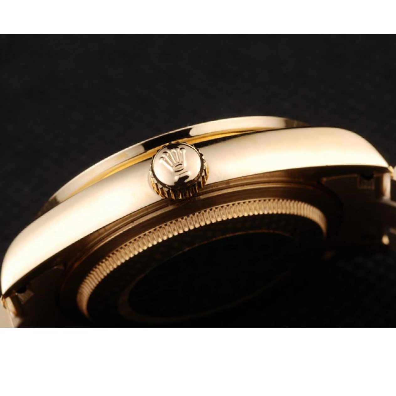 Aaa replica watch Stainless Plated Day-Date Dial 18k Rolex Gold Yellow Steel Gold 0529